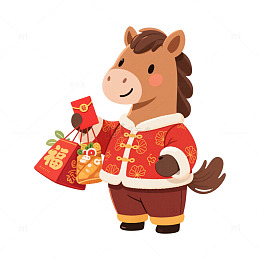 过年买年货免抠元素