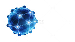 蓝色科技网格球92