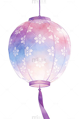 水墨灯笼图案54