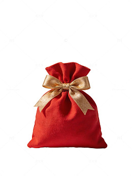 红色礼袋配金色丝带59