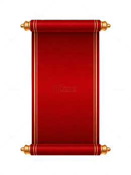 红色卷轴古典背景24