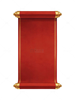 金色边框红色卷轴15