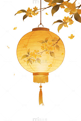 中秋灯笼花枝图50