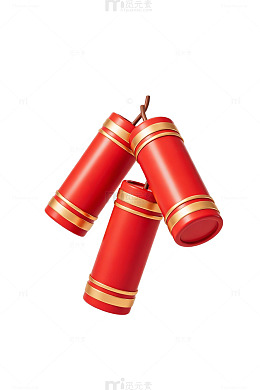 红色鞭炮3D模型34