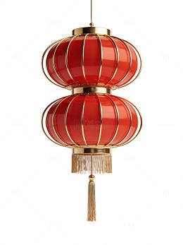 红金双层灯笼97