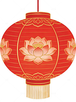 红色莲花灯笼44