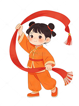 卡通舞狮女孩32