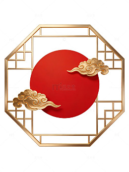 金色云纹窗格设计28