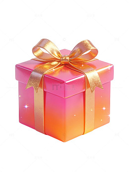 渐变礼盒配金带50