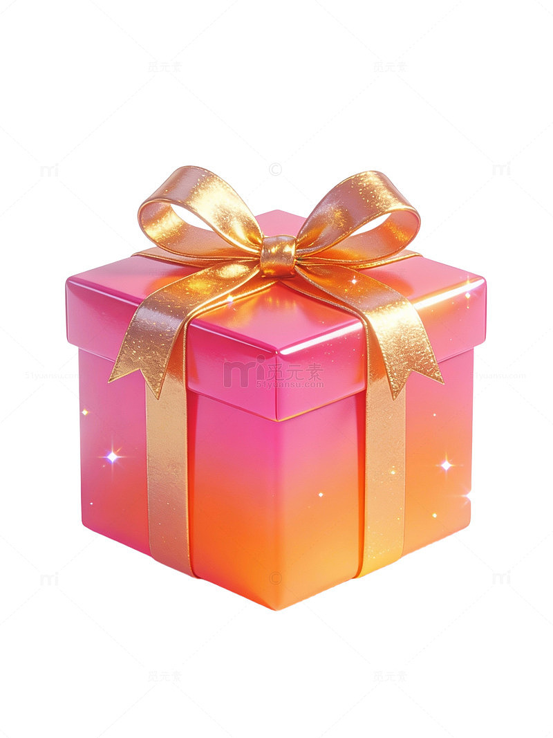 渐变礼盒配金带50