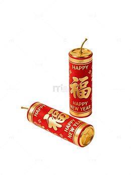 红金烟花新年装饰70