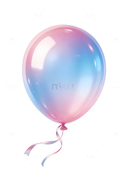 渐变气球彩带26