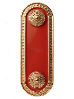 金色古典边框红色背景60