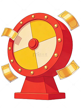 卡通转盘金币图案92
