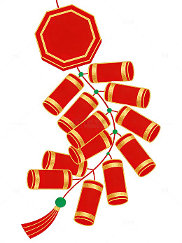 红色鞭炮挂饰19