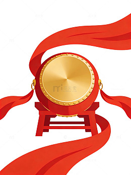 红金鼓绸飘带图案37