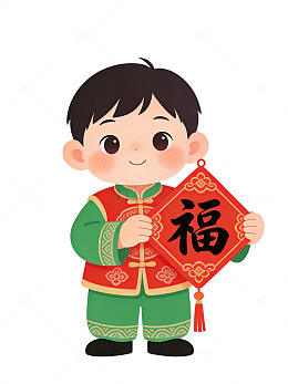 卡通福娃新年挂饰41
