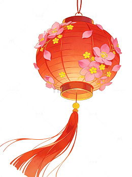 红灯笼樱花挂饰88