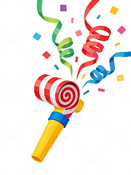 彩色派对吹响器12