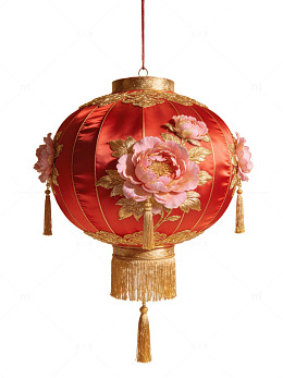 红金牡丹灯笼47