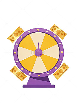幸运转盘金币素材12