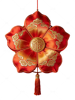 红色福字灯笼挂饰55