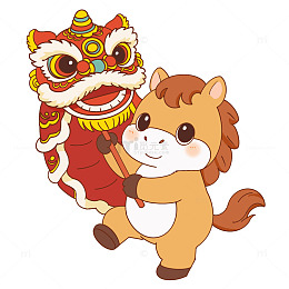 新年马年舞狮