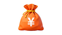 橙色钱袋印
