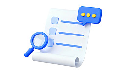 文件检查与信息查询图标