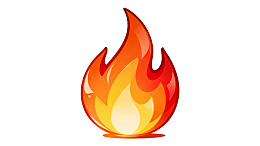 卡通风格火焰图标图片