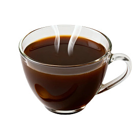 牛奶倒入咖啡杯中图片