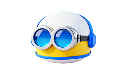 卡通宇航员头盔造型图片