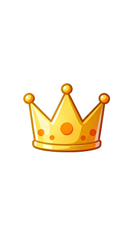 金色卡通皇冠图标图片