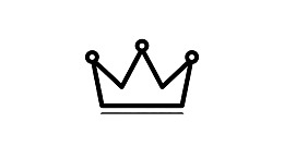 简洁线条皇冠图标图片