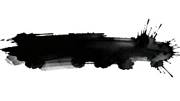 黑色墨迹飞溅的抽象艺术图案