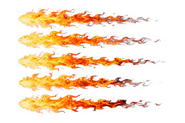 五条动态火焰线条图片