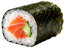 三文鱼黄瓜紫菜卷寿司