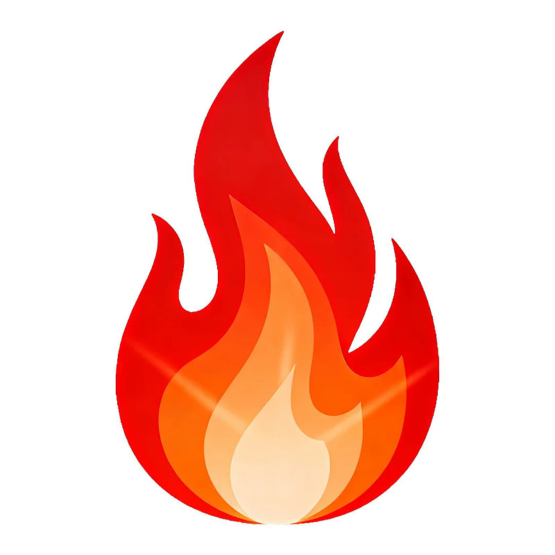 红色火焰矢量图图片