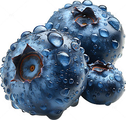 新鲜蓝莓特写摄影图片