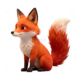 卡通狐狸插画设计元素