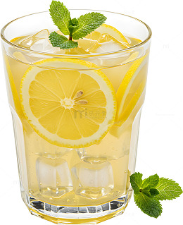 清凉柠檬饮品图