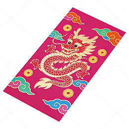 中国传统龙纹喜庆装饰图案