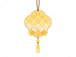 金色樱花挂饰