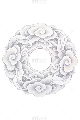 古典祥云纹边框