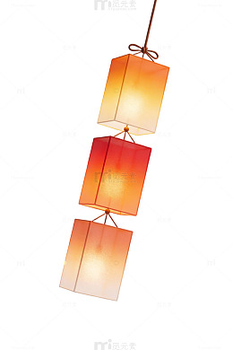 红橙渐变灯笼