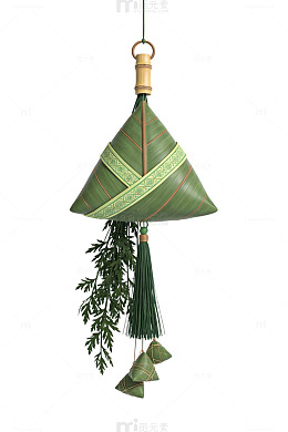 端午粽叶挂饰