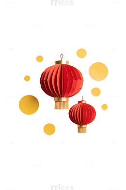 中秋红灯笼装饰