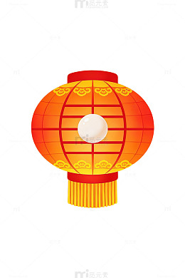 橙色灯笼背景