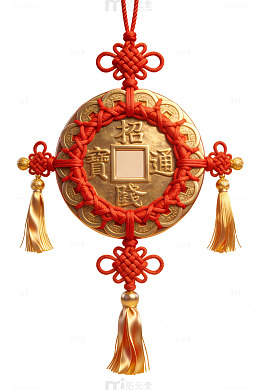 金色招财挂饰