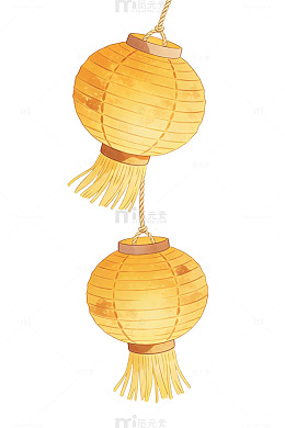 金色灯笼挂饰